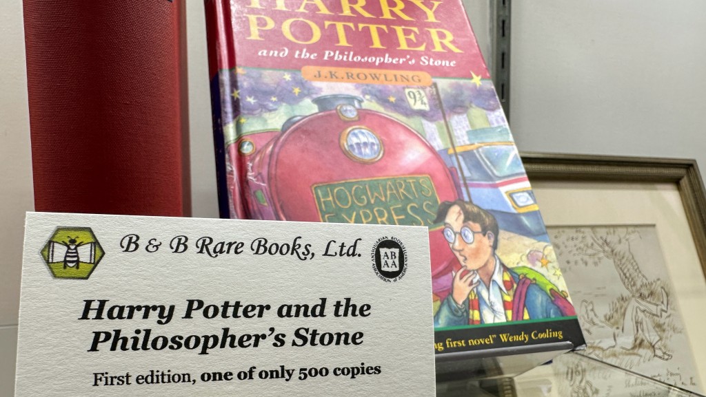 《哈利波特：神秘的魔法石》初版仅印刷500本。 路透社