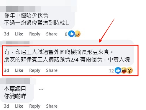 facebook截圖（資料來源：AuthenticCamel3991＠facebook聘請工人姐姐關注組）