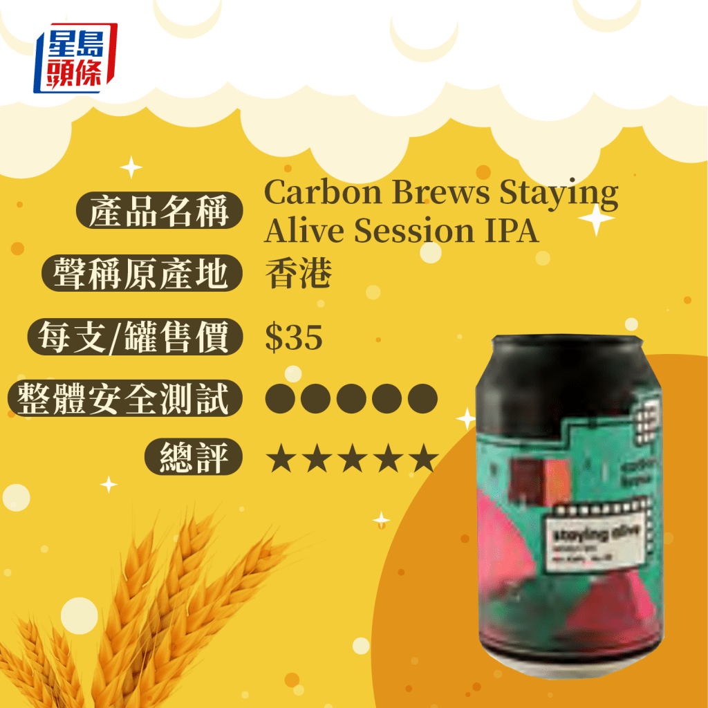  Carbon Brews Staying Alive Session IPA