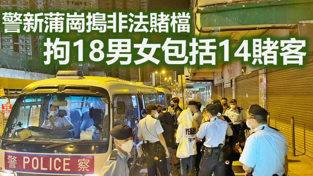 部分被捕人士。