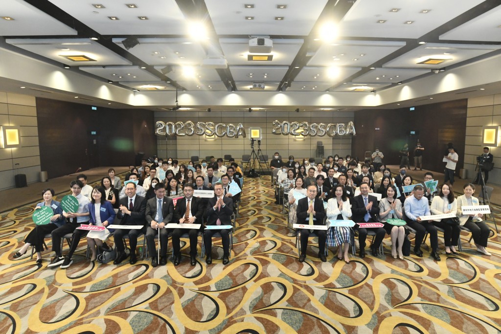 “2023湾区启航金融才俊计划”今日（5日）在香港会议展览中心举行启动仪式。卢江球摄