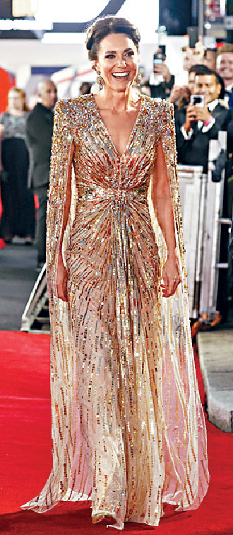 ■靚裙飄逸的凱特「仙氣逼人」。