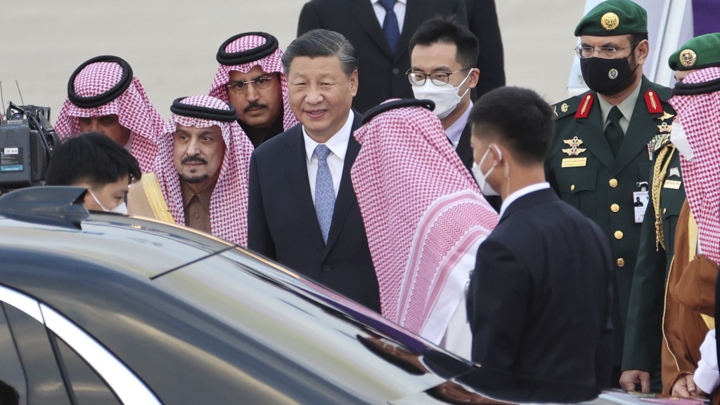 2022年12月國家主席習近平對沙特進行國事訪問。 中新社