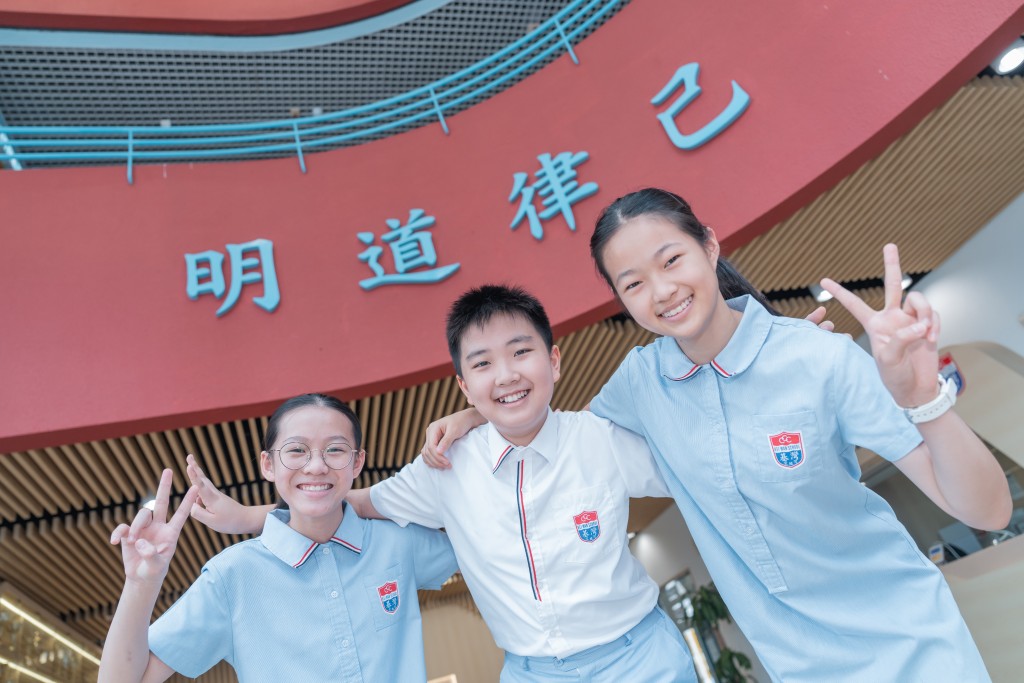 晞藍與雨熙於新學年分別升讀德望學校及港大同學會書院，而柏霖則心儀聖保羅男女中學。（圖片來源：《親子王》）