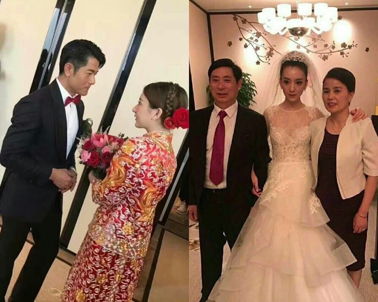 婚紗照都有，二人十分甜蜜。