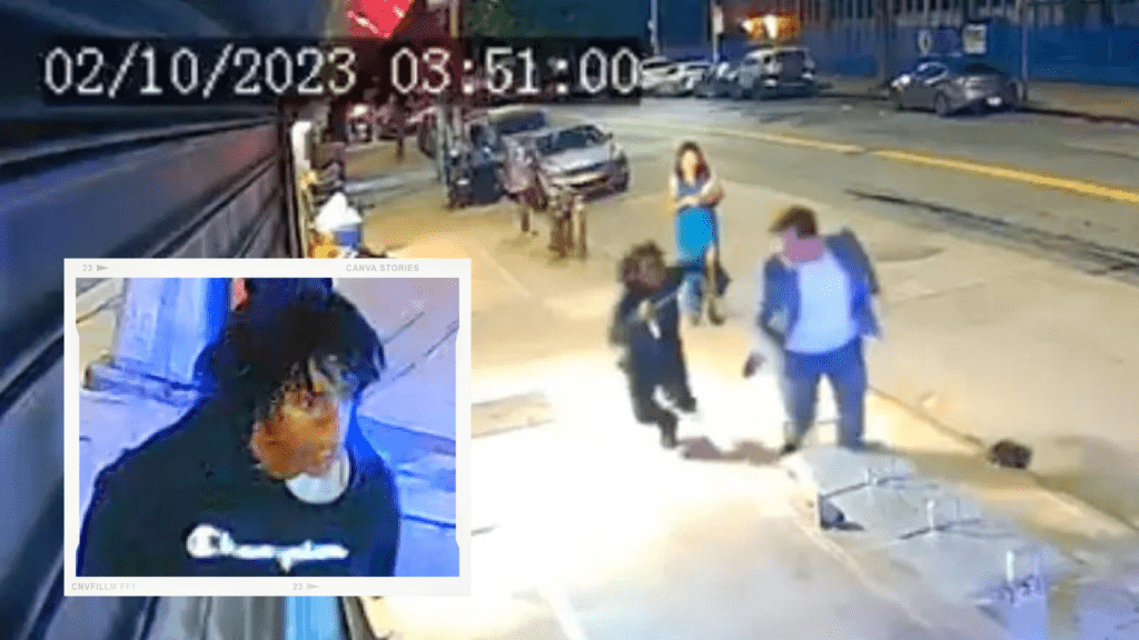 紐約街頭發生兇殺案,黑人躁男深夜在街頭發狂刺死途人。