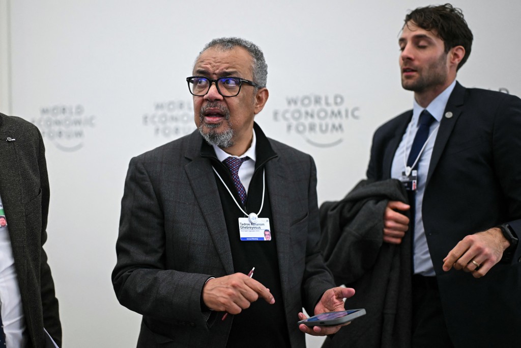 譚德塞批美國說法不實。法新社 譚德塞批美國說法不實。法新社