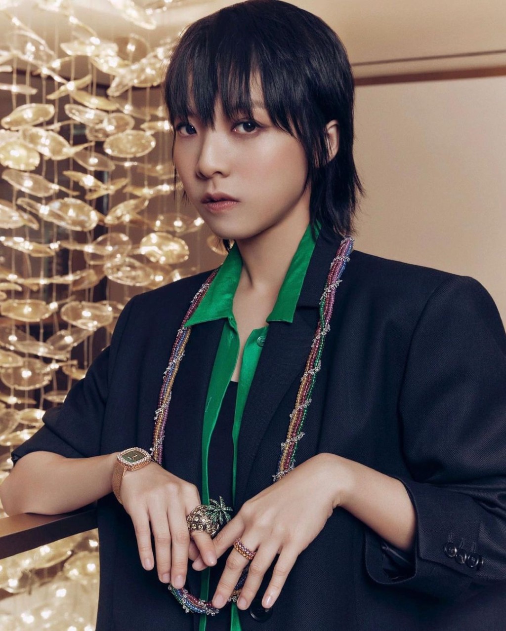 鍾雪瑩早前憑電影《填詞L》角逐第60屆金馬獎最佳女主角。