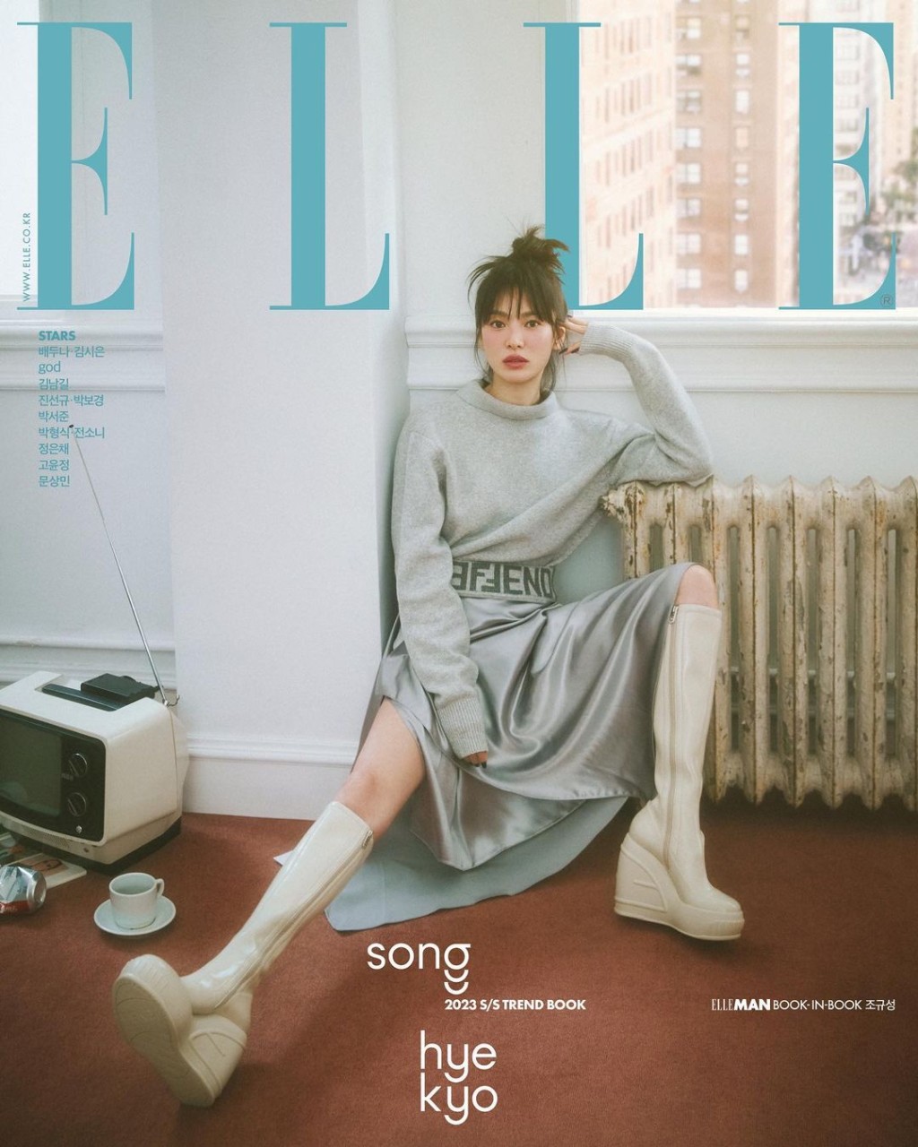 宋慧喬的造型好減齡。（《ELLE KOREA》圖片）