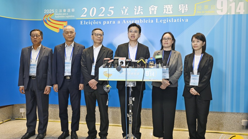 澳門立法會選舉間選結果出爐，崔世平、林倫偉、何潤生、梁安琪當選連任。澳門選管會圖片