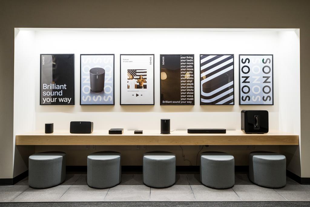 Sonos于西雅图的产品陈列室。网上图片