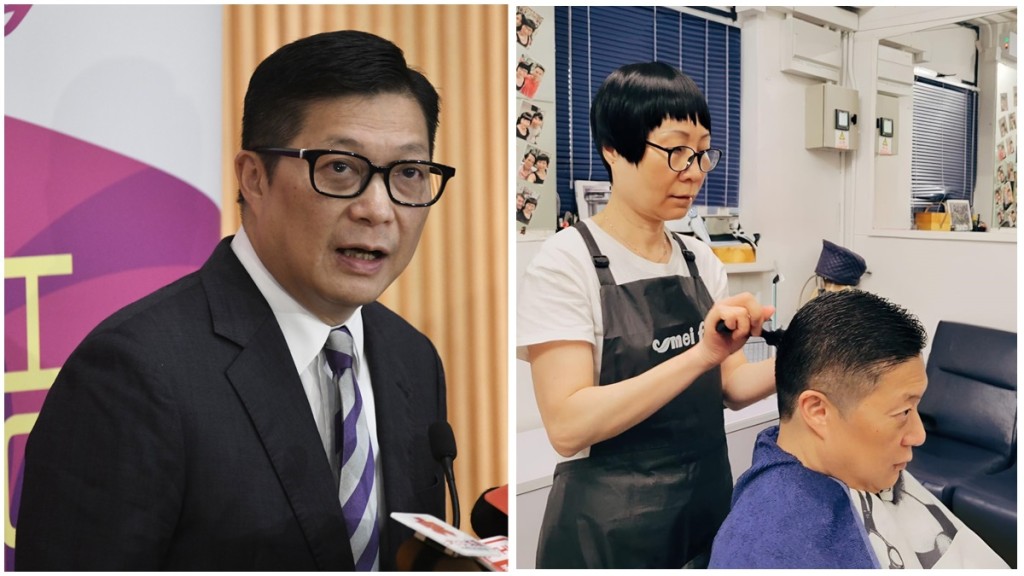 鄧炳強風塵僕僕為23條立法奔波  晨早返警署剪靚髮準備過年