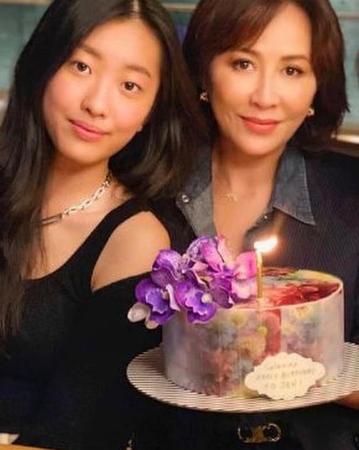 跟阿媽賀嘉玲姨姨生日。