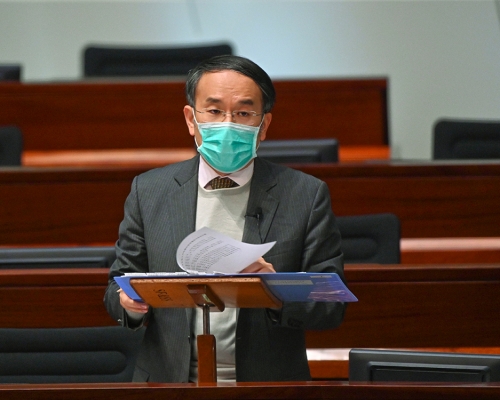 許正宇表示，政府在對抗疫情上投放不少資源。資料圖片