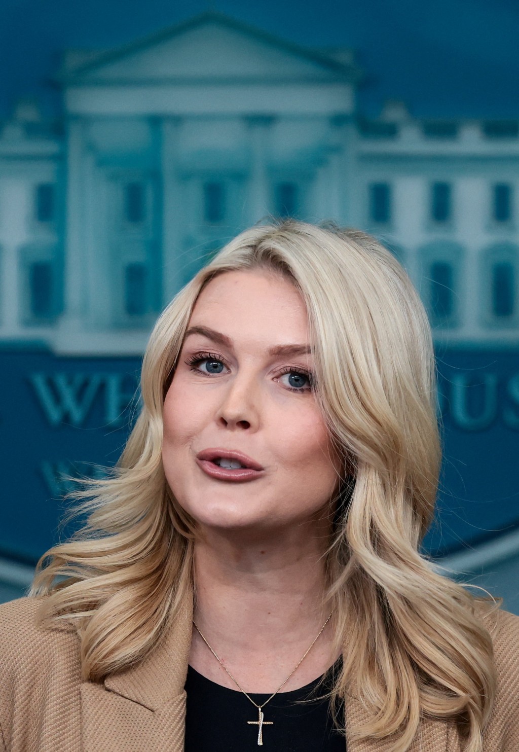 萊維特稱美國民眾有權觀看特朗普「未經剪輯、完整呈現」的專訪。路透社