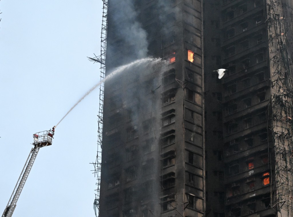 宏福苑大火導致大批居民流離失所。資料圖片