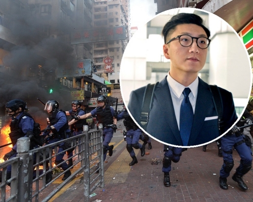 梁天琦指事後反思己所不欲勿施於人。資料圖片