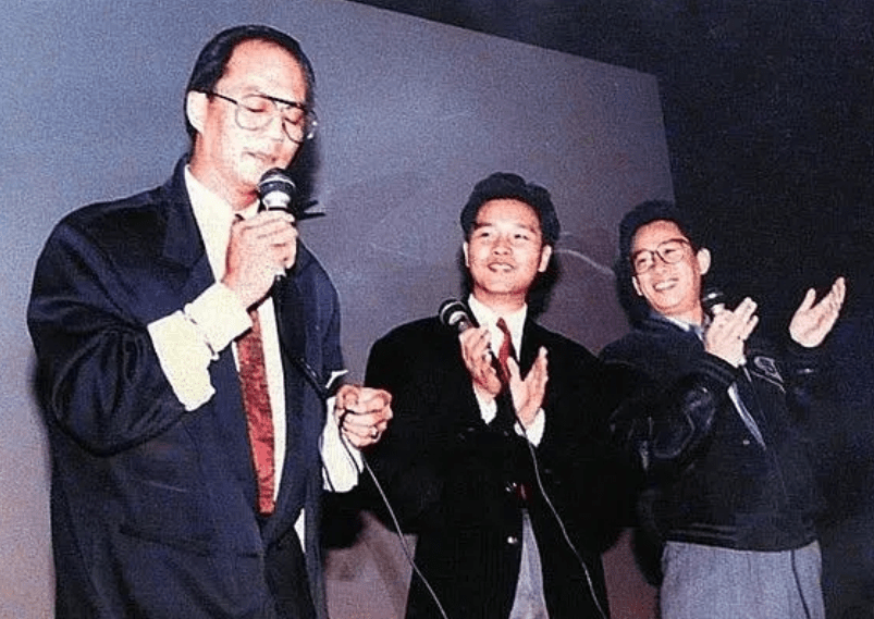 狄龍和張國榮。 狄龍和張國榮。