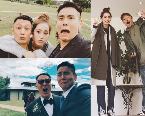 好兄弟余文樂結婚，彭于晏到墨爾本見證幸福時刻。