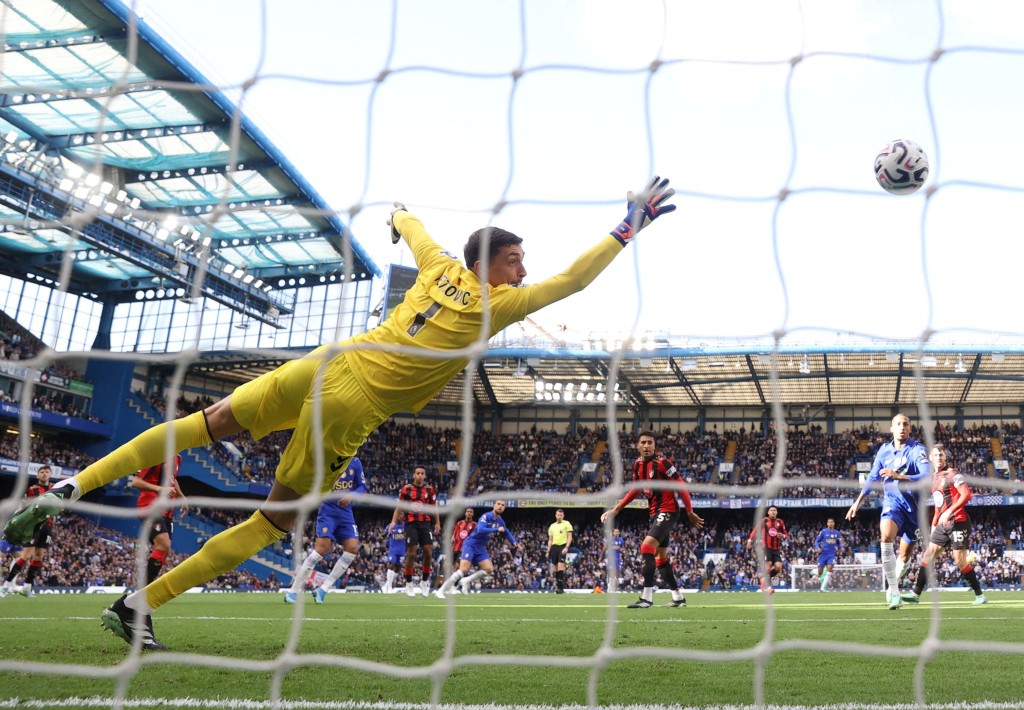 車路士第一球由佐敦軒達臣射入。路透社