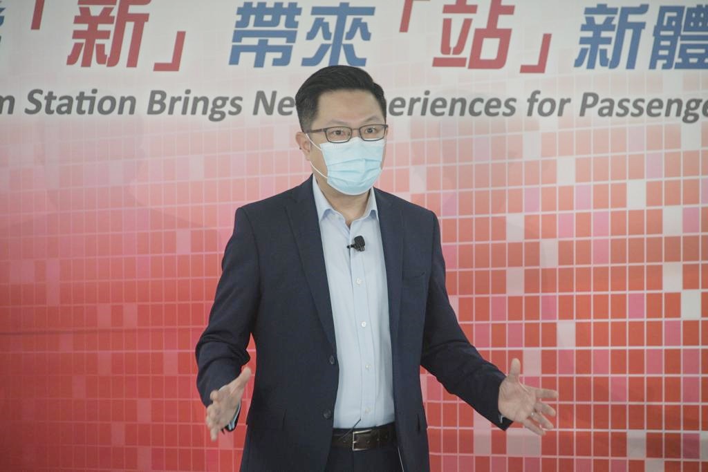 黃琨暐表示紅磡站結構安全可以使用。