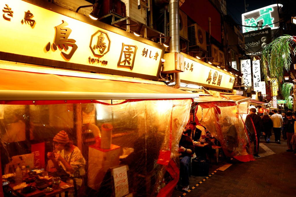 新宿街頭美食。路透社