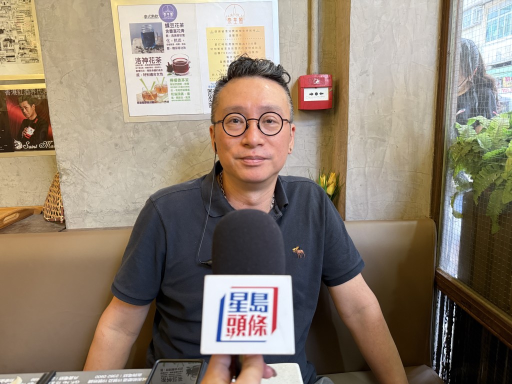 泰皇閣泰國菜館店主陸先生。曹露尹攝
