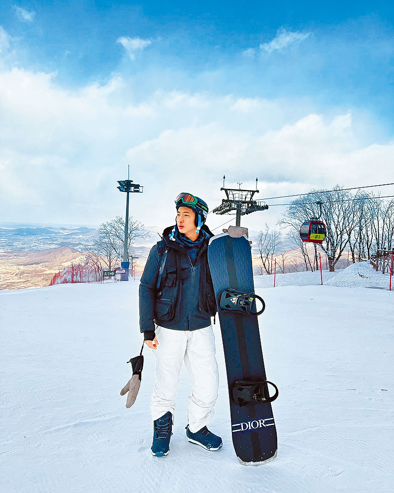 李明洋今屆冬奧贊助小將馮賀，望宣揚中國人對於冰雪運動的堅持。