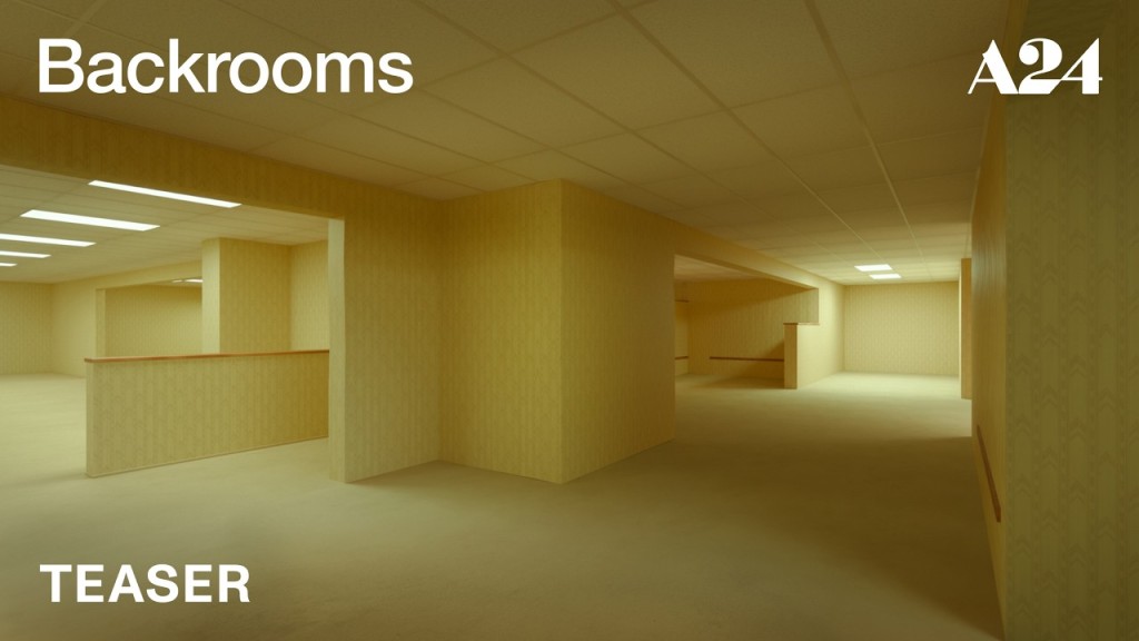 荷里活電影公司A24改編自都市傳說的最新作品《後室》（The Backrooms）