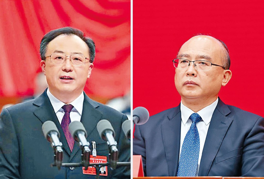 吴政隆（左）任江苏书记，许勤（右）主政黑龙江。