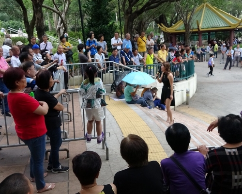 政府指修例規管公園噪音後，屯門公園噪音投訴已減至零。資料圖片