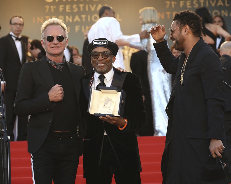 評審團大獎美國導演Spike Lee(AP圖片)