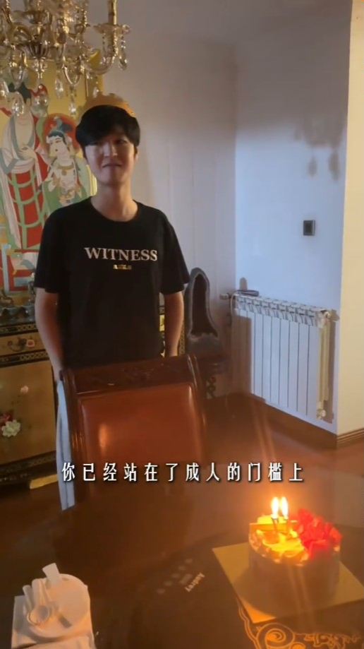 馬景濤前妻分享兒子的成長片段。 馬景濤前妻分享兒子的成長片段。