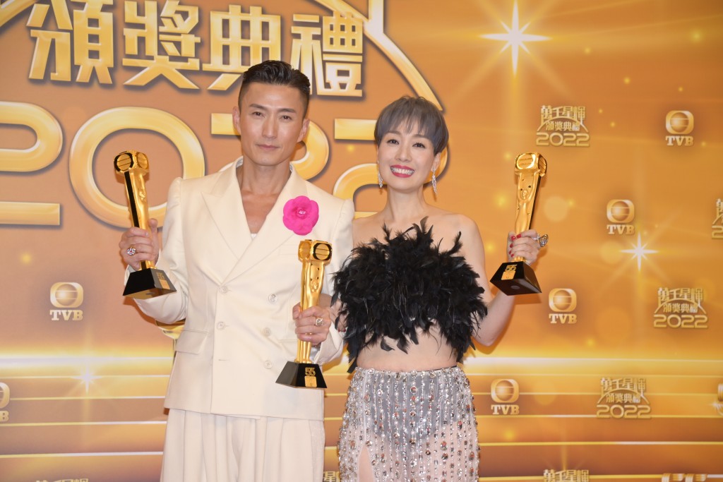 陳山聰在《萬千星輝頒獎典禮2022》中奪得兩獎。