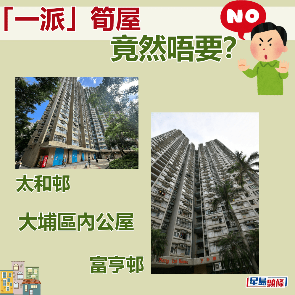 太和邨是大埔區內公屋之一。資料圖片 太和邨是大埔區內公屋之一。資料圖片