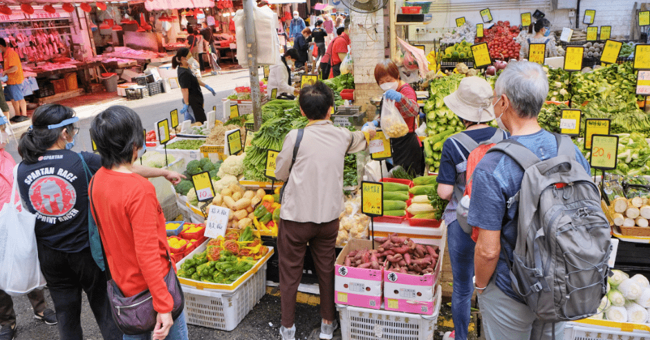 政府指內地進口本港的鮮活食品供應充足穩定。資料圖片