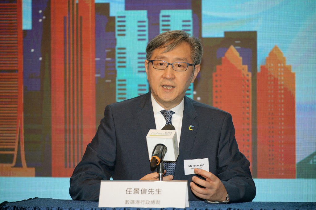 任景信指現時有很多企業有興趣透過引進辦落戶香港,目前正接洽的企業超過100間。資料圖片 任景信指現時有很多企業有興趣透過引進辦落戶香港,目前正接洽的企業超過100間。資料圖片