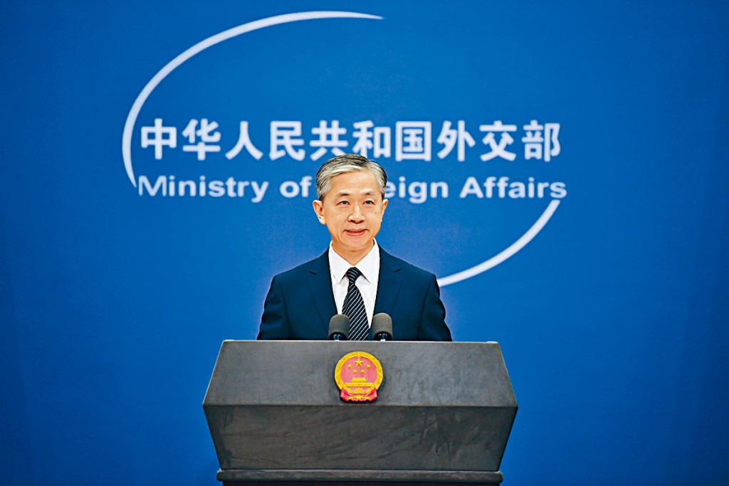 汪文斌指，不排除美國駐港記者也受影響。