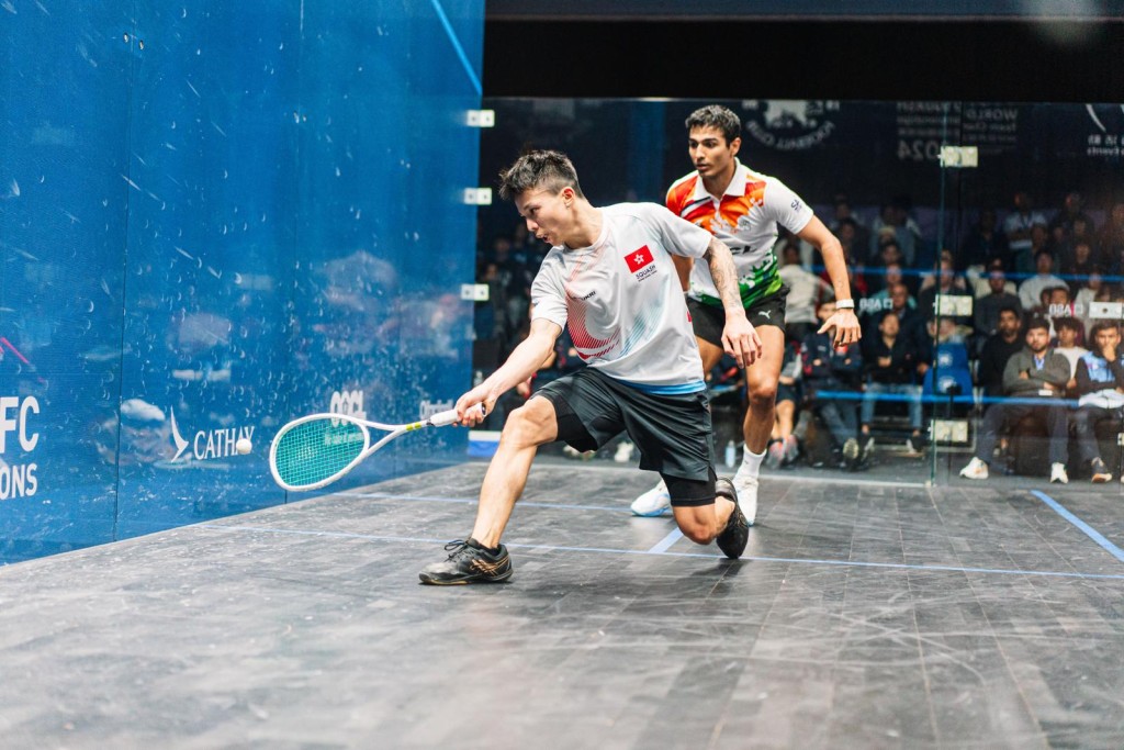 劉子均（前）打頭陣。照片由壁總提供