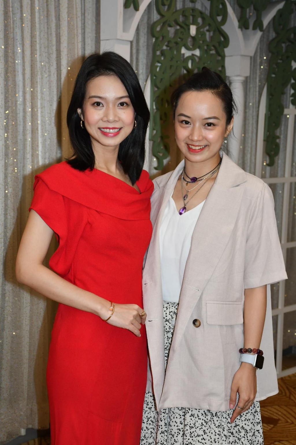 林穎施與黎朗妍。