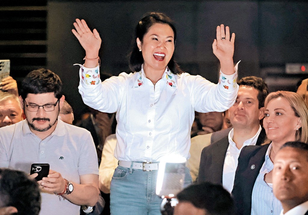 右翼人民力量黨總統候選人藤森慶子。