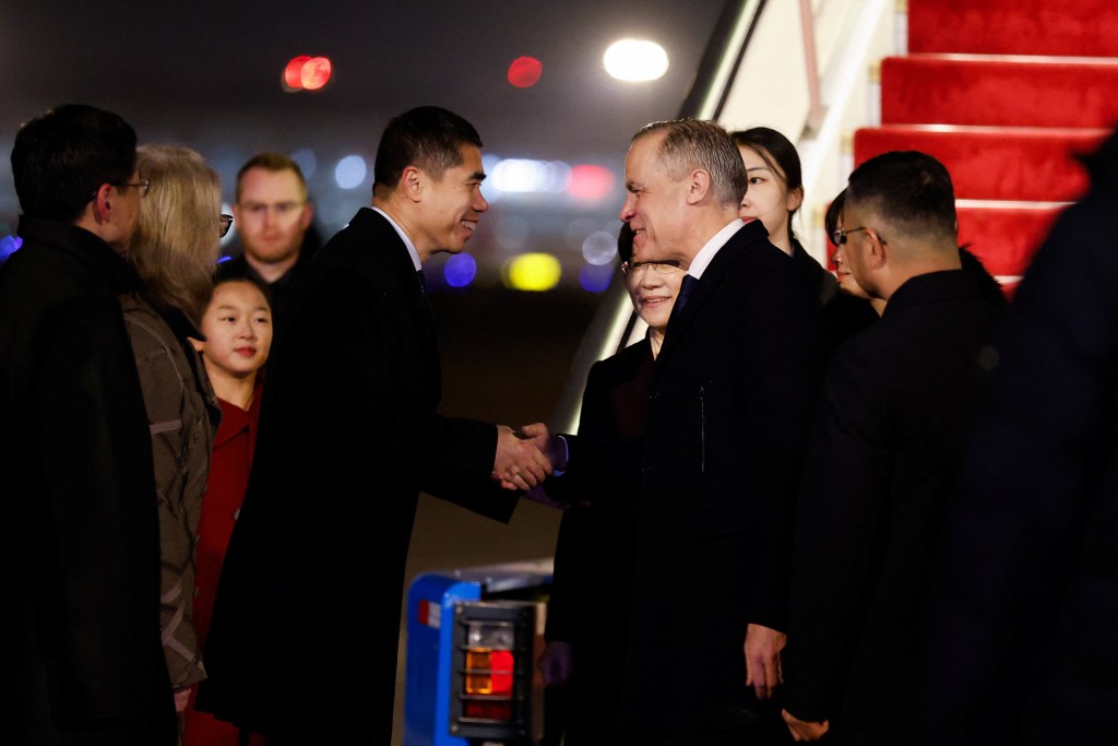 加拿大總理卡尼抵達北京。 路透社