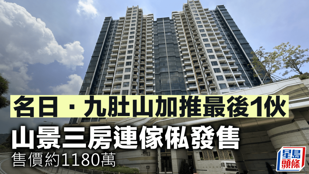 名日.九肚山加推最後1伙山景三房連傢俬發售 售價約1180萬