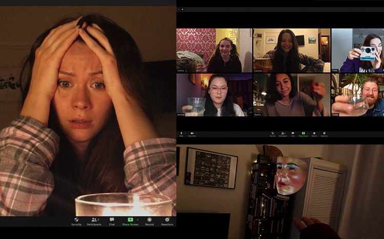 故事講述疫情爆發，未能外出的Haley邀請靈媒與五位朋友進行一次視像招靈。