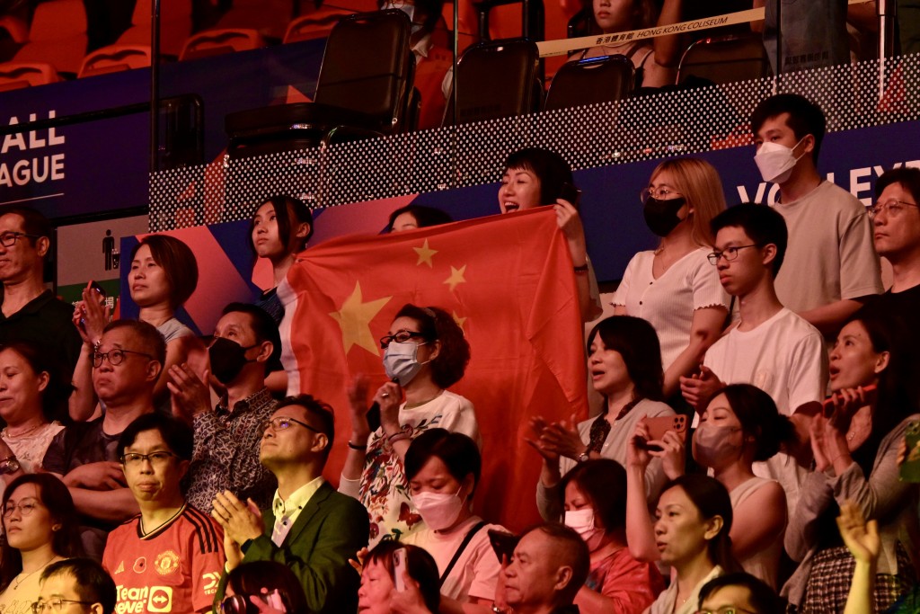   世界女排联赛香港站昨晚在红馆开锣。 苏正谦摄