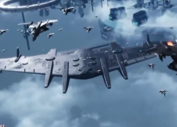 「鸞鳥」空天母艦。央視