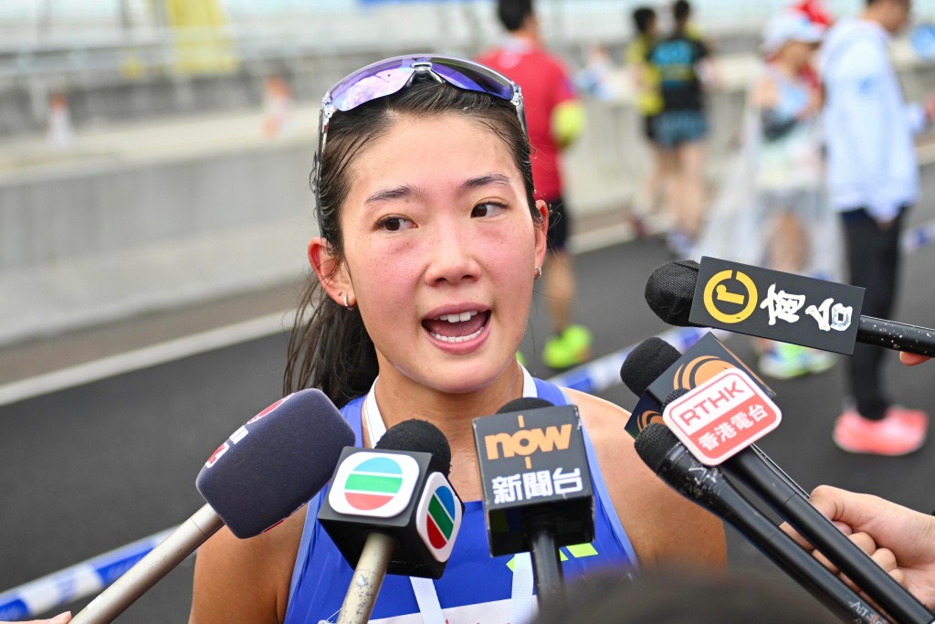 本地最快女跑手羅映潮。 蘇正謙攝