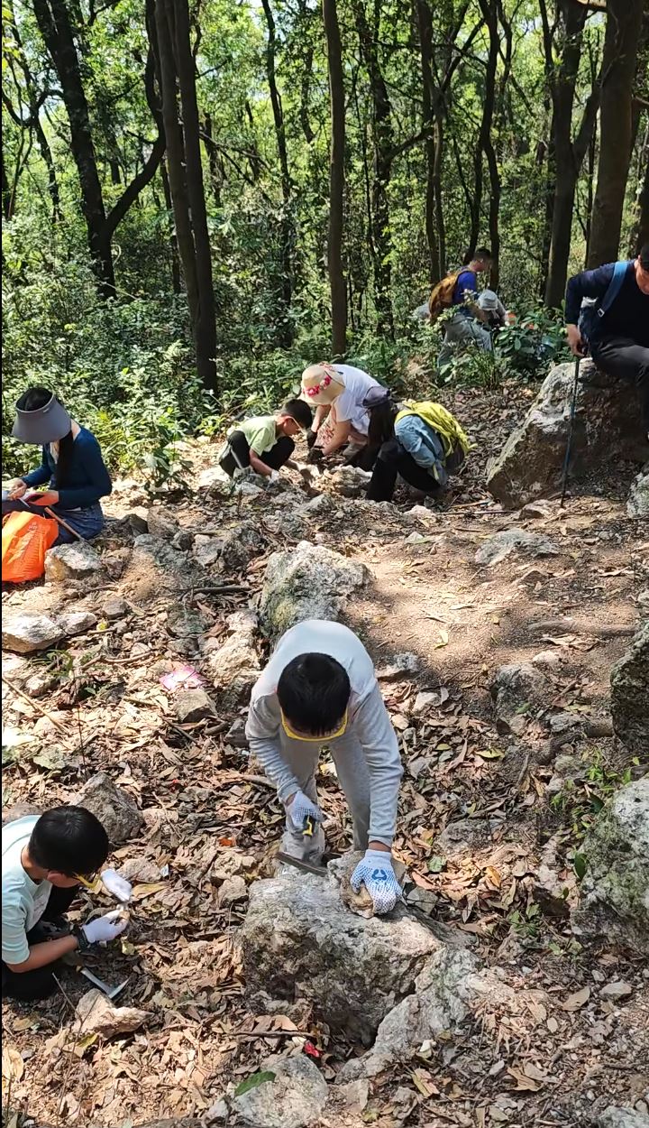 广州暹岗大山遭非法开挖水晶致环境大受破坏。小红书@雷风