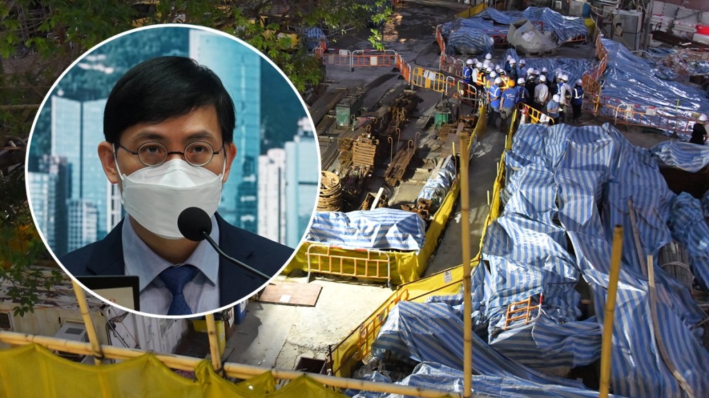 歐家榮被問及白田邨重建地盤最新情況。資料圖片