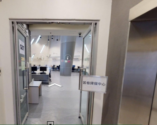 公眾可透過「虛擬之旅」參觀答卷掃描中心與評核中心。網頁截圖